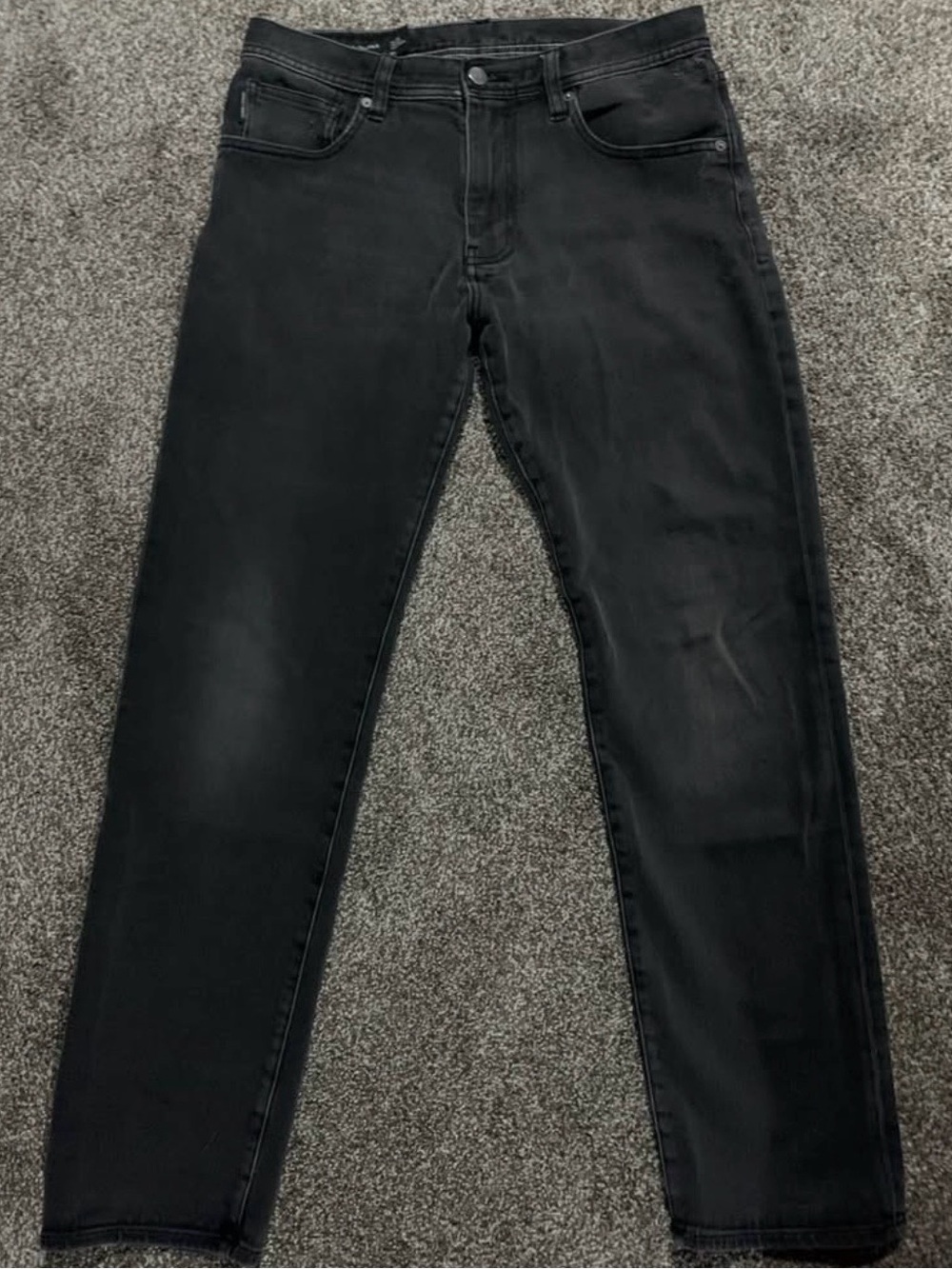 Armani Exchange Men's Black Slim Straight Jeans